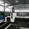 FL-L2040FEHR-1000-D350-Raycus Лазерный станок для резки листового металла и труб со сменным столом и кабинетной защитой